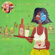abraham abga: miss maquis, 80x80cm