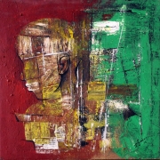 jean luc millogo: le retours vers soi, 50x50cm