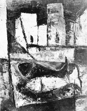 S&uuml;dliche Impression', Acryl-Arbeit