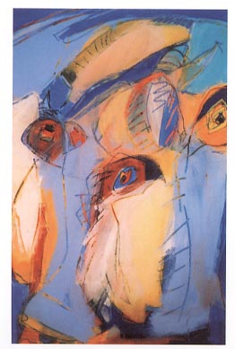 Aus der Serie 'Feuerv&ouml;gel', 2000, 79 x 53 cm