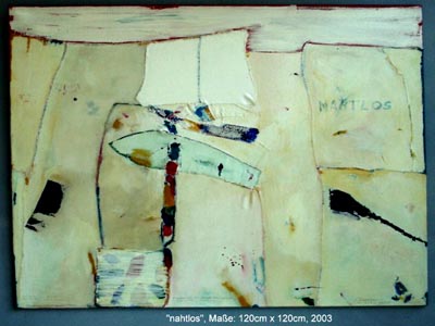 'nahtlos', 120 x 120 cm, 2003