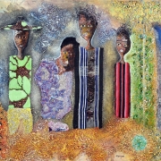 fernand sawadogo: les hommes de bonne volonté, 65x85cm