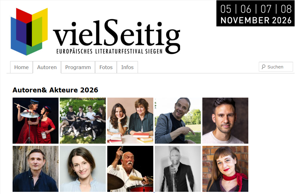 vielSeitig 2026: „Wort über Wort“ bis „Es war Mord!“