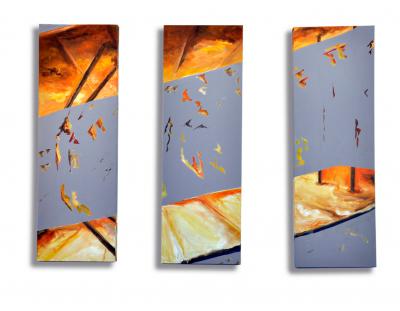 #1273 o.T. (Auflösung) 120 x 168 cm, Acryl/Leinwd.