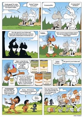 Dilldappen-Comicgeschichte