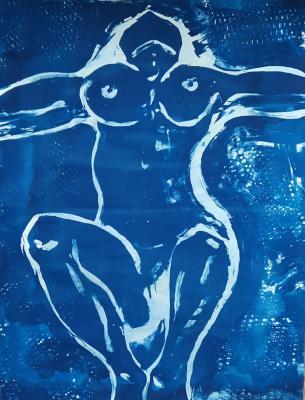 Frigg, Cyanotypie 2024