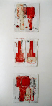 ohne Titel, Collage, 1999, 3x 20 x 30 cm