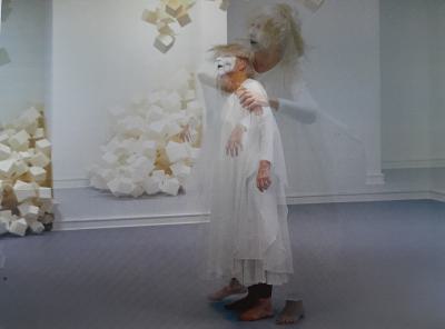 Still aus der Butoh-Performance `Cloud`