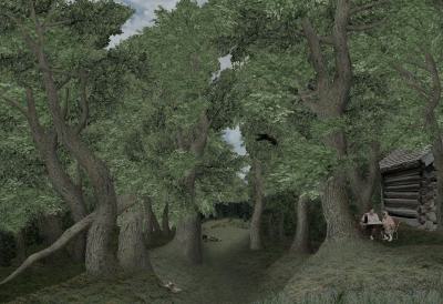 Die Klause des Einsiedlers, Lambda-Print, 127,5 x 180 cm, 2010