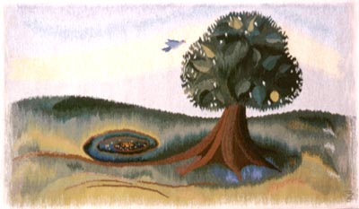 Gobelin, 93 x 200 cm `Gleichnis vom Senfkorn`