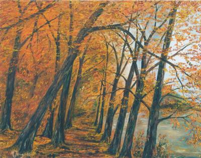 Uferweg im Herbst