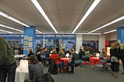 Kunstwechsel 2013 im ehem. Tedi mit Crauss Lesung