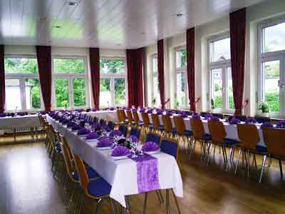 Beispiel Bestuhlung großer Saal