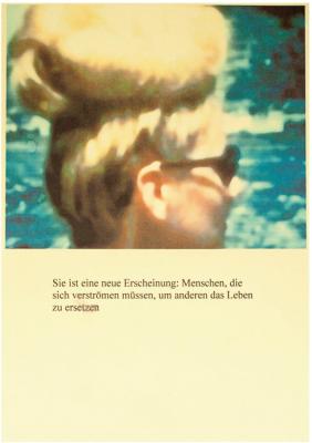 `Sie ist eine neue Erscheinung`, mixed media, 2006, 14x20 cm
