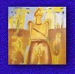 Yellow celt, 1994, 122 x 122 cm