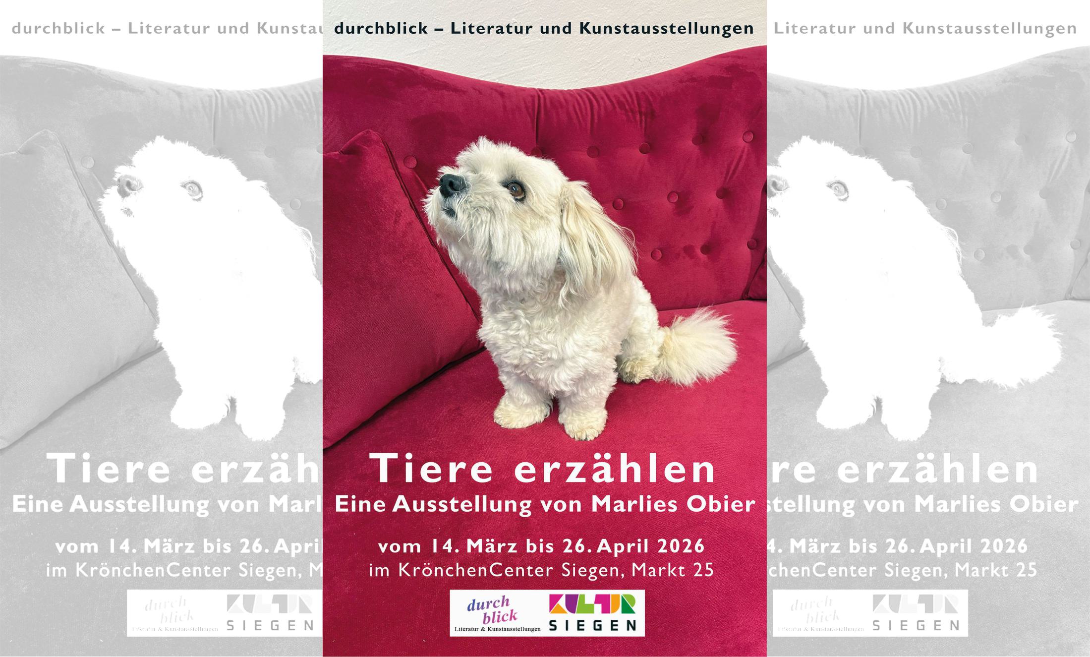 Plakat Tiere erzählen