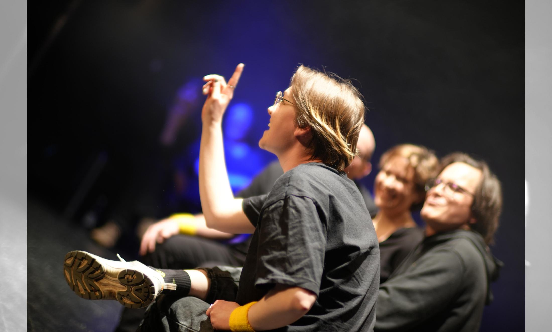 Herausforderung im Improtheater © Phil J. Richter